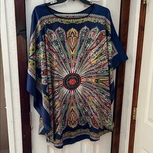 Colorful Bohemian Women's Kaftan Top